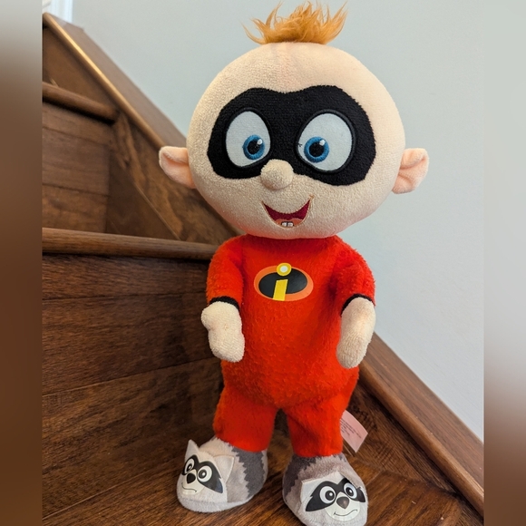 Vintage The Incredibles Fightin' Fun Jack-Jack 15" Electronic Plush - Picture 5 of 13